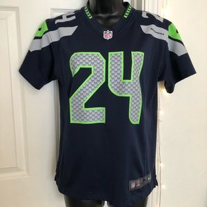Seattle Seahawks Fitted Lynch NFL Jersey